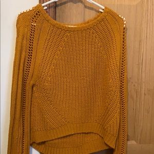 Mustard yellow sweater